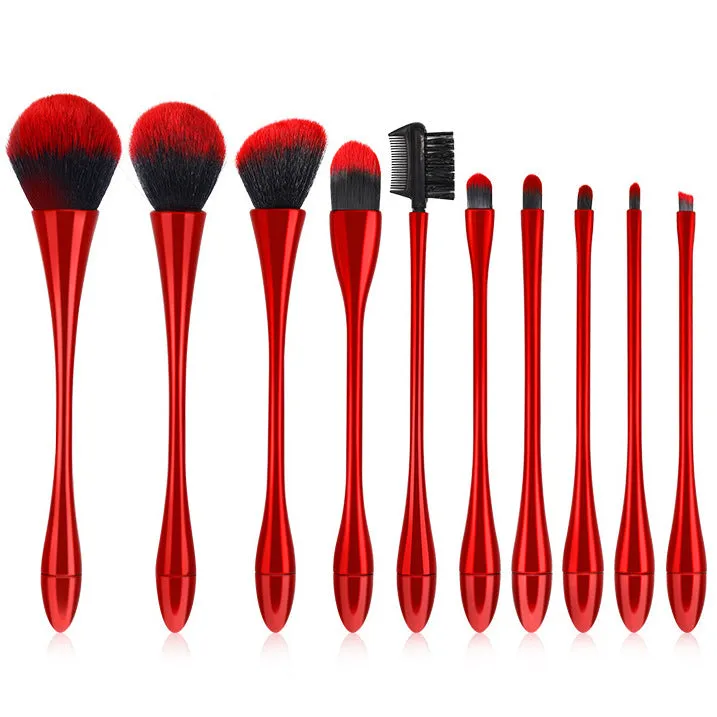 10pcs Makeup Brush Small Waist Goblet Makeup Brush Set