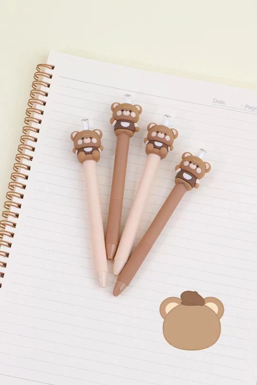 218042 COFFEE BEAR RETRACTACTABLE PENCIL-18