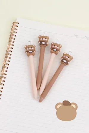 218042 COFFEE BEAR RETRACTACTABLE PENCIL-18