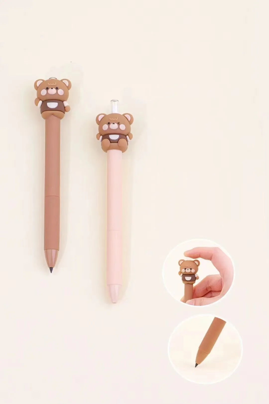 218042 COFFEE BEAR RETRACTACTABLE PENCIL-18