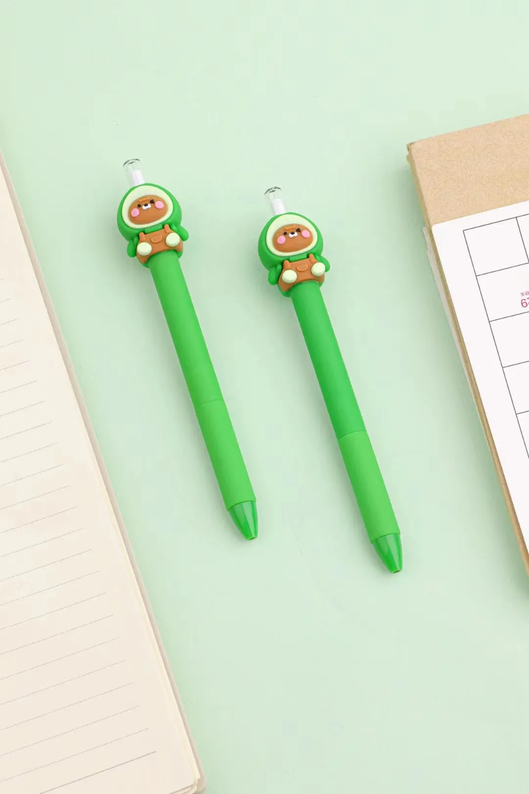 21808 AVOCADO ANIMAL RETRACTACTABLE PENCIL-24