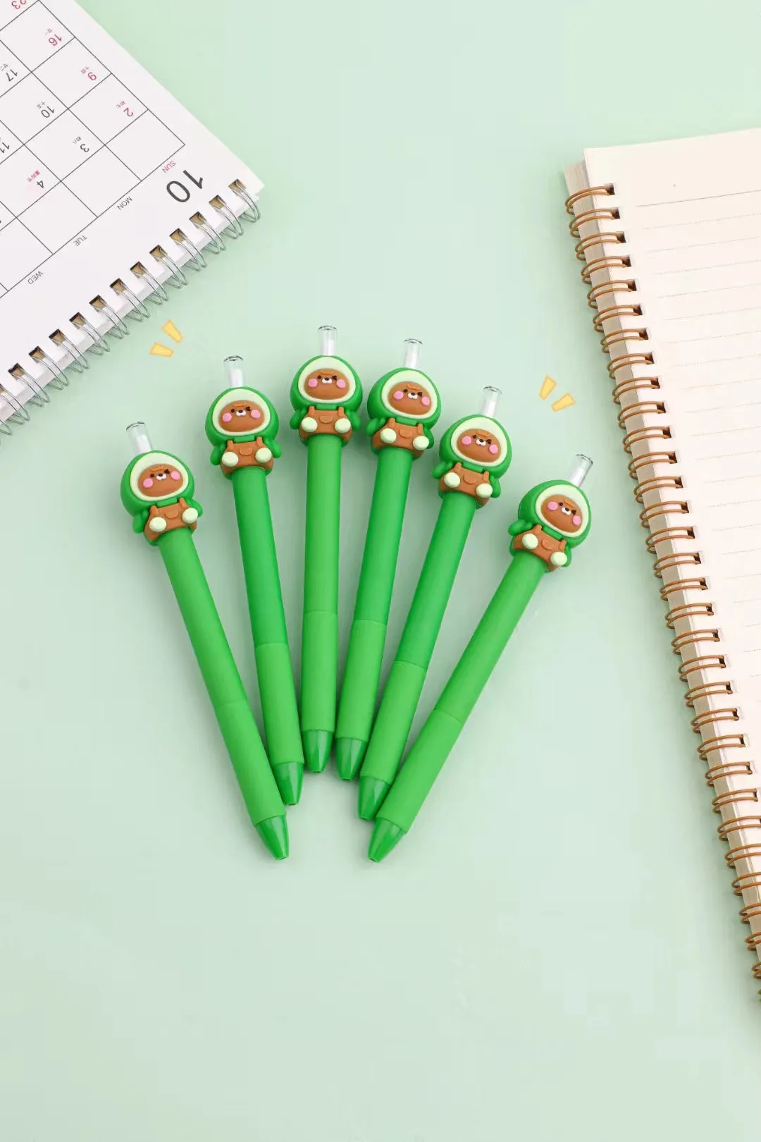 21808 AVOCADO ANIMAL RETRACTACTABLE PENCIL-24