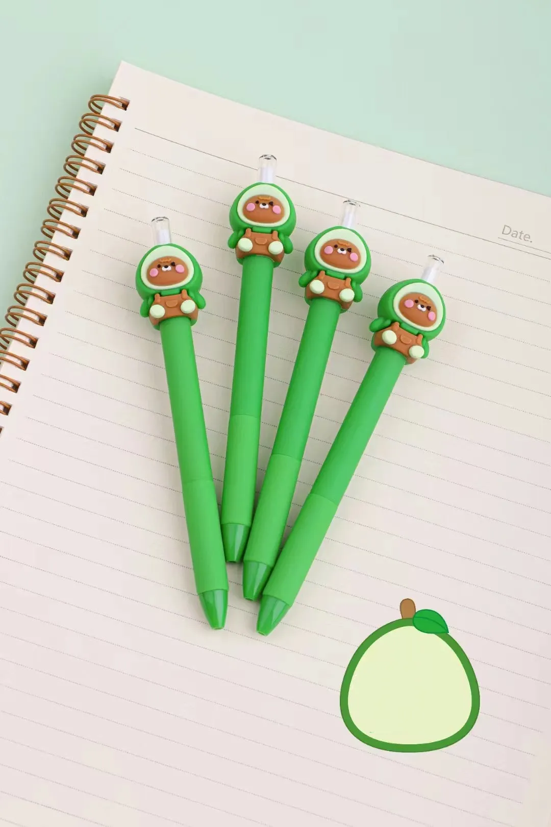 21808 AVOCADO ANIMAL RETRACTACTABLE PENCIL-24