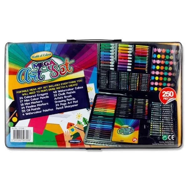 250 Piece Mega Art Set