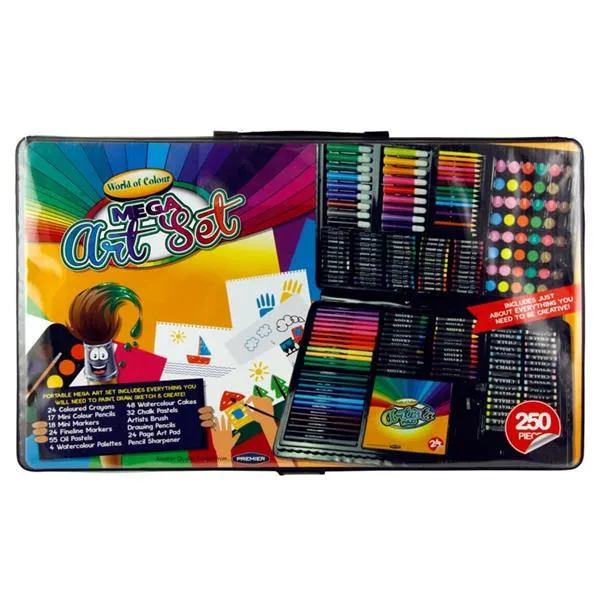 250 Piece Mega Art Set