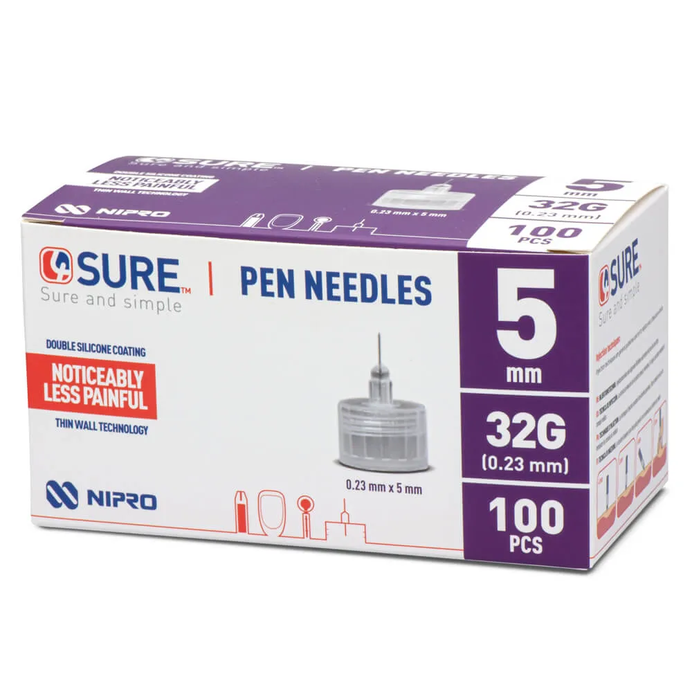 4SURE Pen Needles 32G (100 pcs)