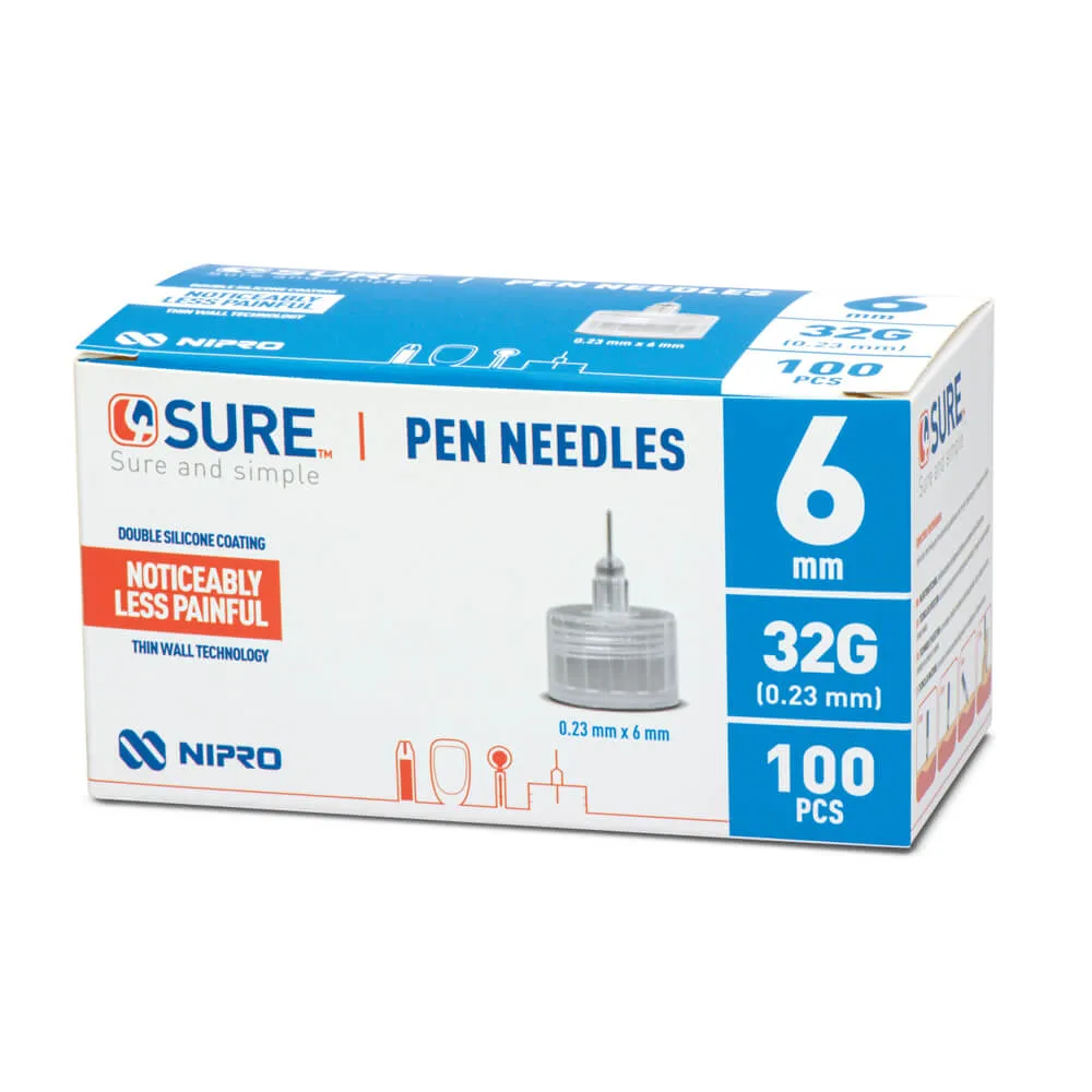 4SURE Pen Needles 32G (100 pcs)