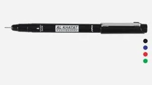 Al Khatat Calligraphy Pen display of 144 Pcs Asst Colors