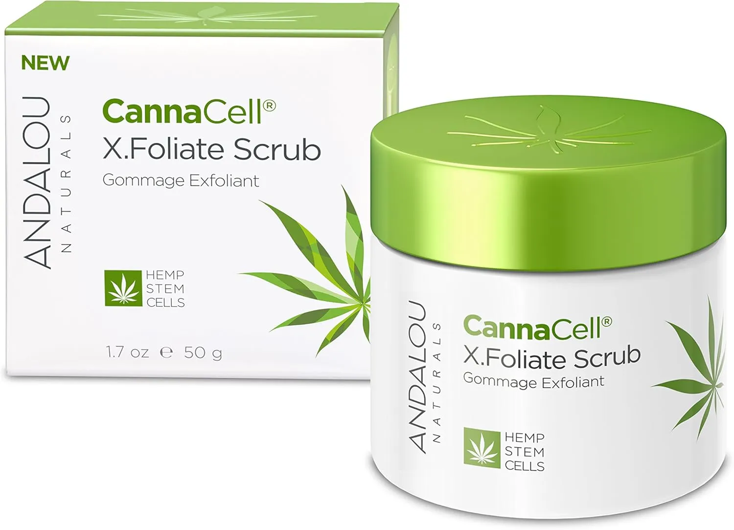 Andalou Naturals Cannacell Xfoliate Scrub 50g