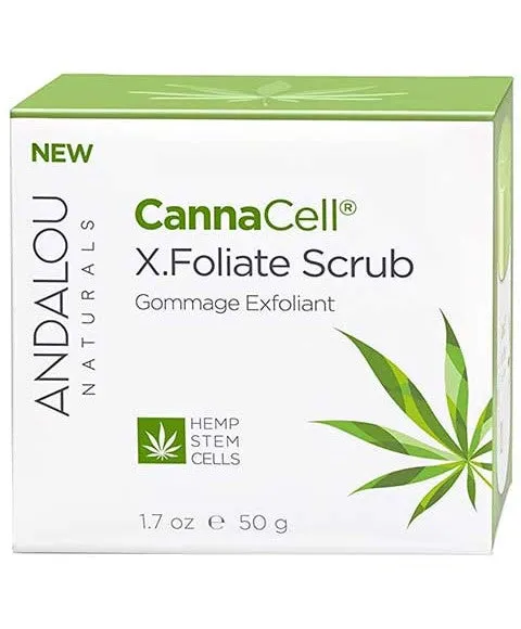 Andalou Naturals Cannacell Xfoliate Scrub 50g