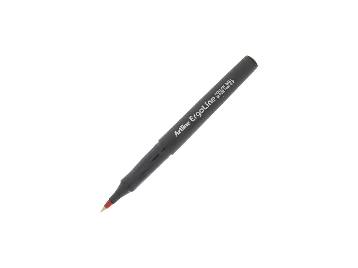 Artline Ergoline 4200 Rollerball 0.2 mm Super Fine Red [ERG-4200-RD]