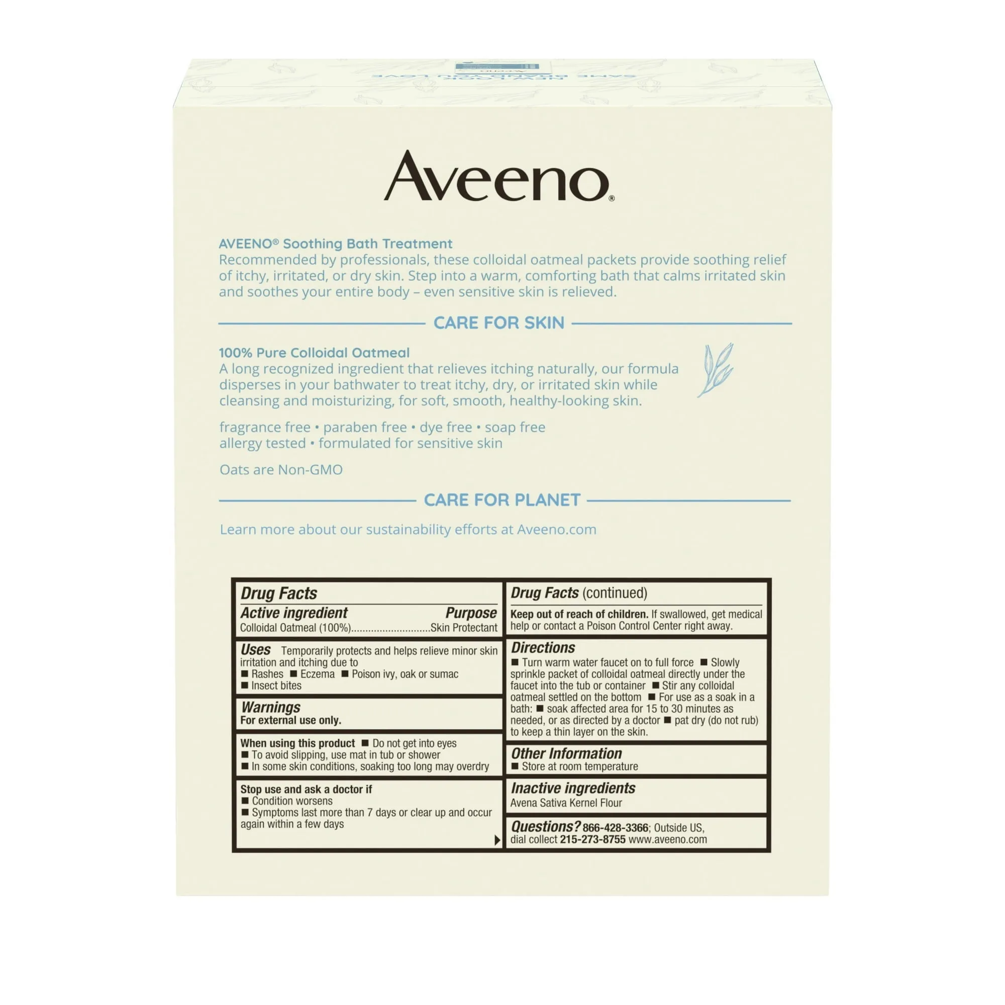 Aveeno Soothing Bath Treatments 8 Packets