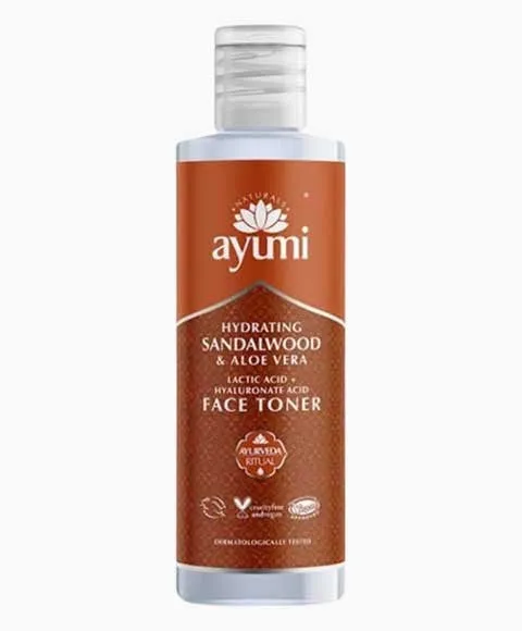 Ayumi Naturals Hydrating Sandalwood And Aloe Vera Face Toner 150ml