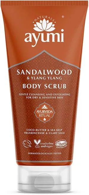 Ayumi Naturals Sandalwood And Ylang Ylang Body Scrub 200ml