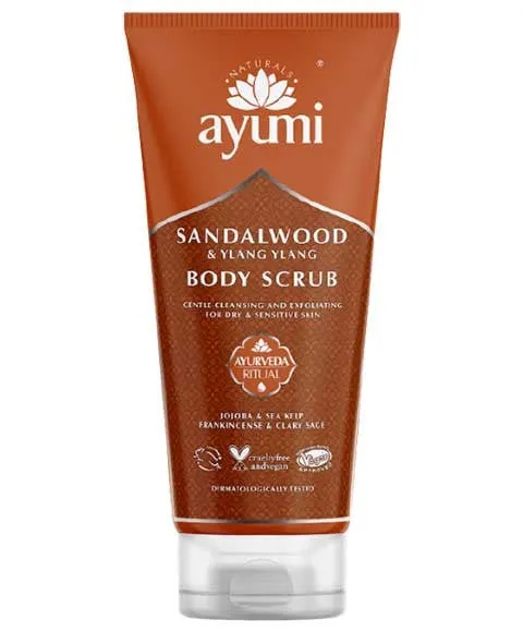 Ayumi Naturals Sandalwood And Ylang Ylang Body Scrub 200ml