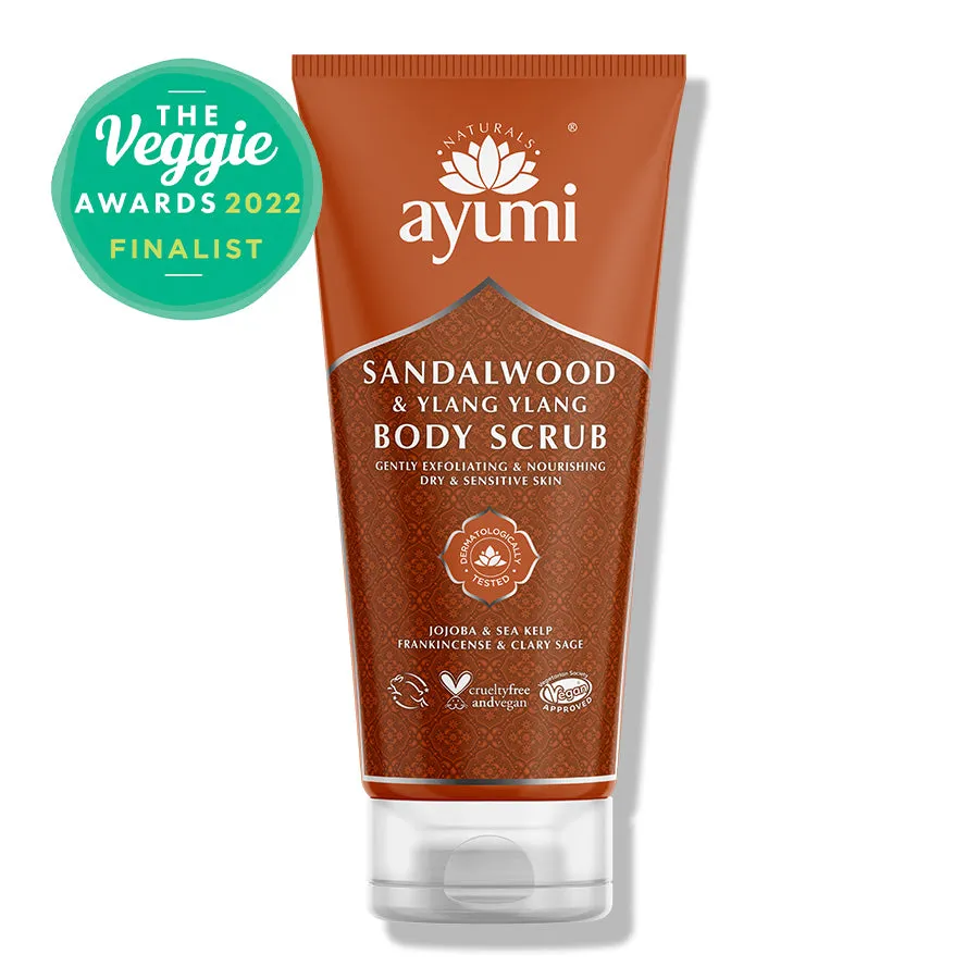 Ayumi Naturals Sandalwood And Ylang Ylang Body Scrub 200ml