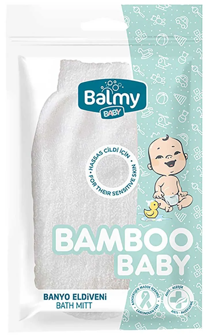 Balmy Naturel Bamboo Baby Bath Mitt