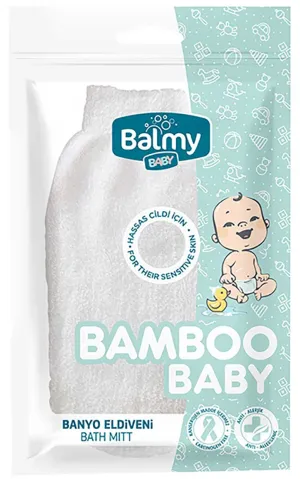 Balmy Naturel Bamboo Baby Bath Mitt