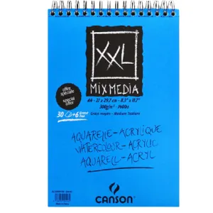 CANSON XL PADS MIX MEDIA PAD A5 300 GSM - 15 SHEETS