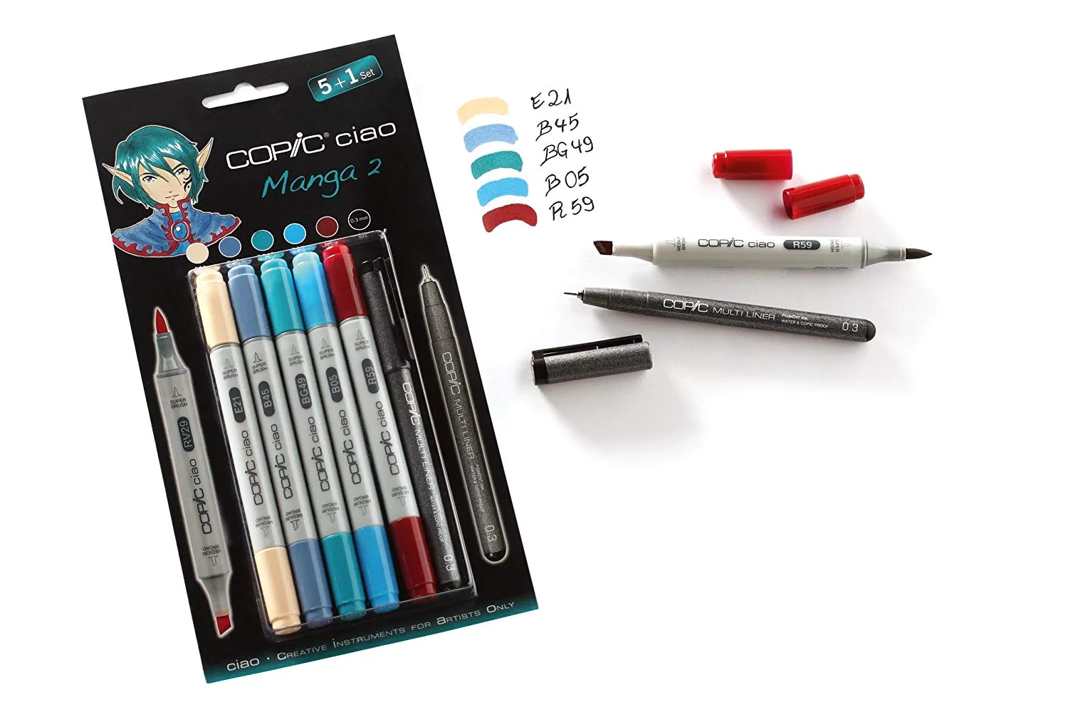 Copic Ciao Set Manga 2