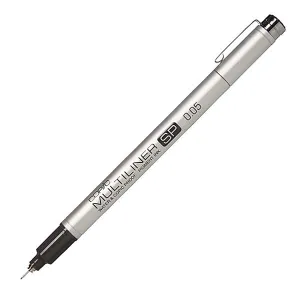 Copic Multiliner Pen Size :- 0.05   ( Black)