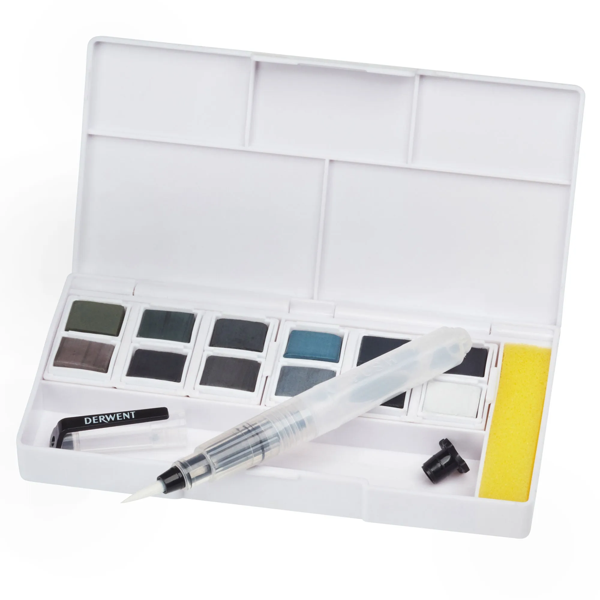 Derwent Tinted Charcoal Paint Pan Set