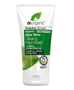 Dr Organic Bioactive Skincare Organic Aloe Vera Creamy Face Wash