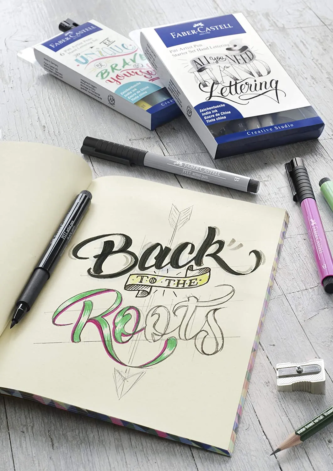 FABER-CASTELL India ink Pitt  Artist Pen Lettering