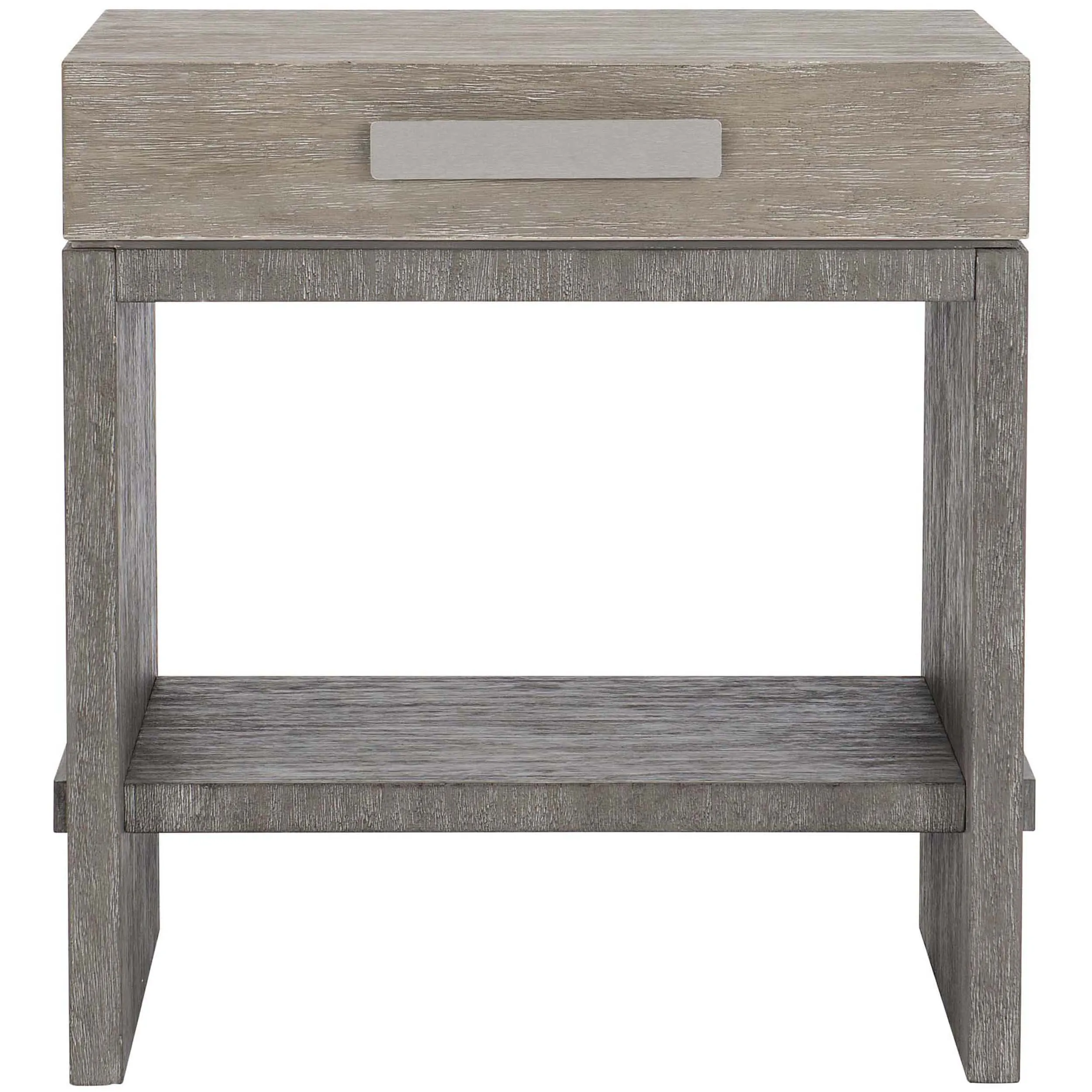 Foundations 1 Drawer Nightstand, Light Shale