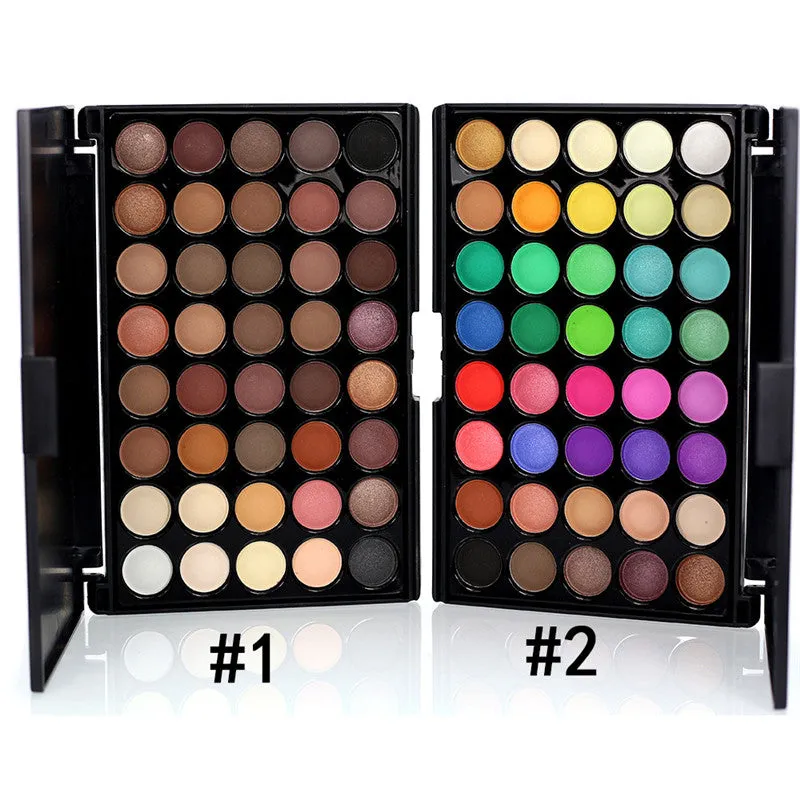 Iconic beauty 40 colors pigmented eyeshadow palette