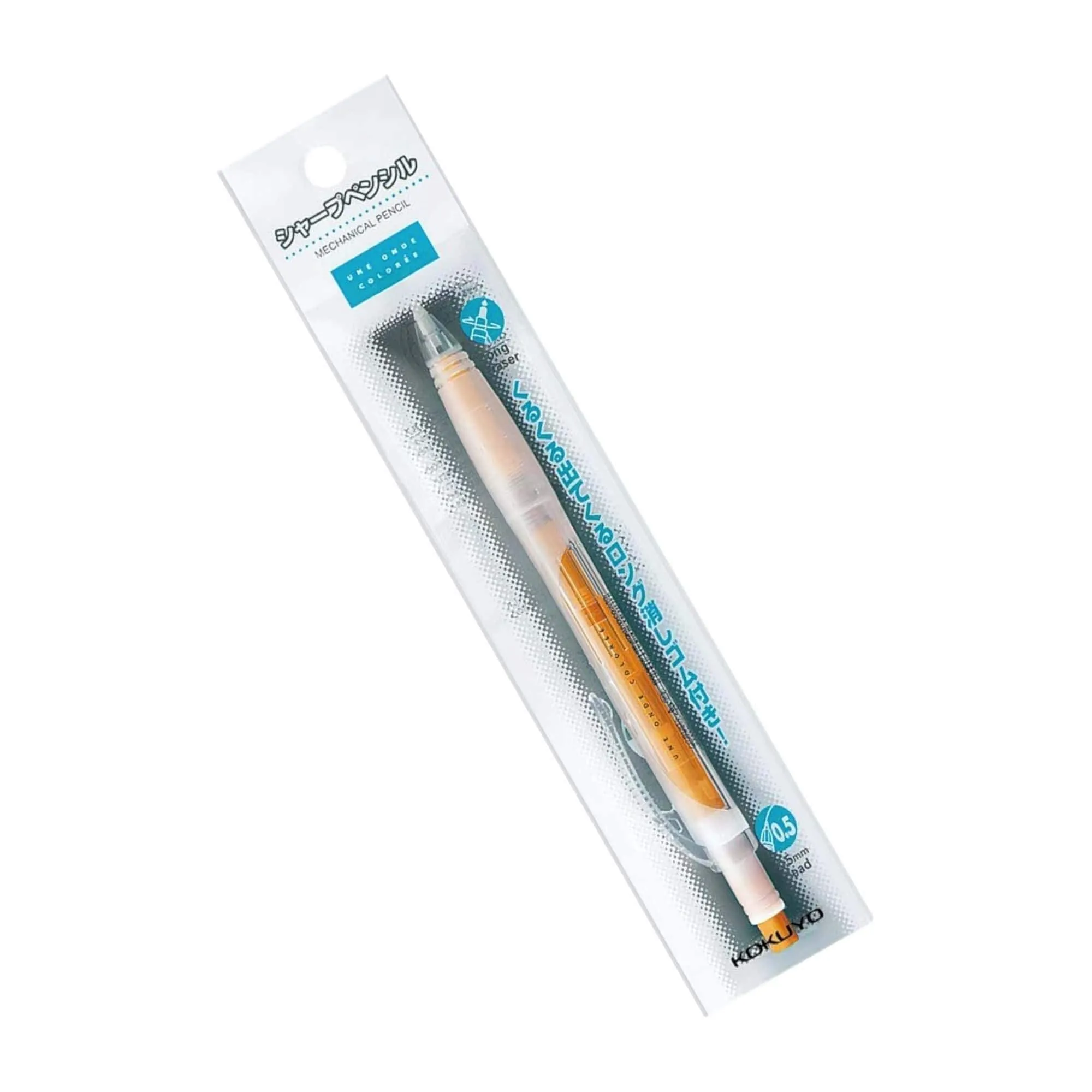 Kokuyo ORANGE Coloree Mechanical Pencil | 0.5 mm Graphite Lead