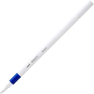 Mitsubishi Uniball Emott Fineline Pen Black 0.4mm Blue