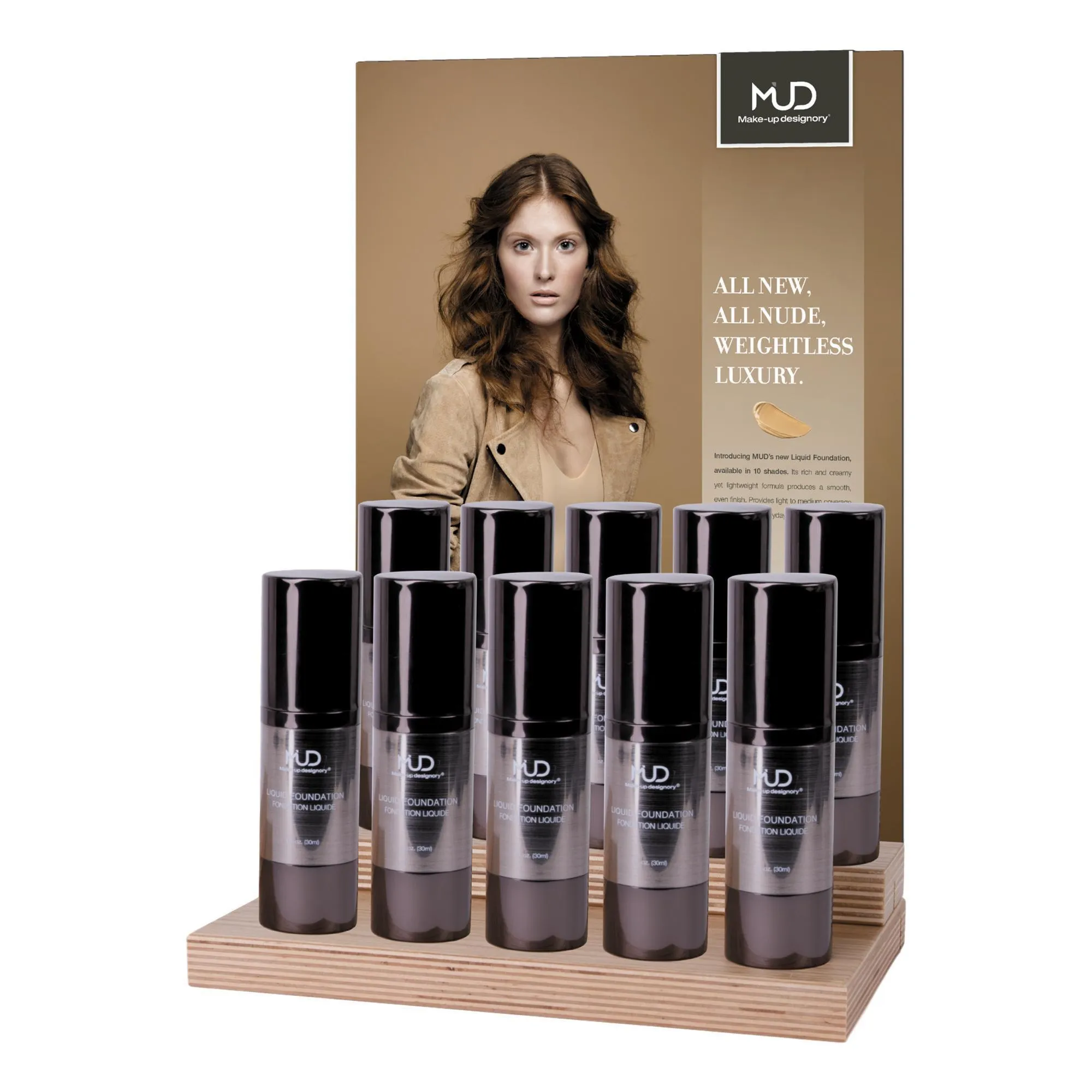 MUD Retail Display Liquid Foundation