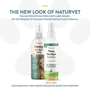 NaturVet Hemp Hot Spot Spray with Aloe Vera 12oz