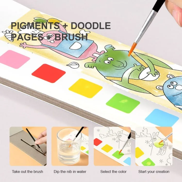 Paint With Water Booklet | Enchanted Garden