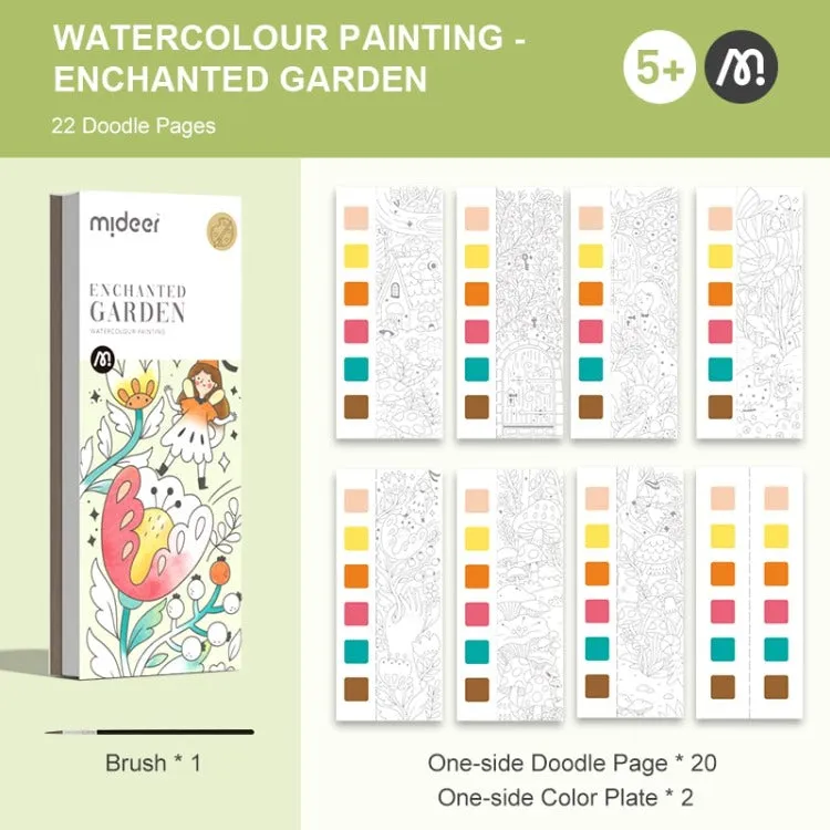 Paint With Water Booklet | Enchanted Garden