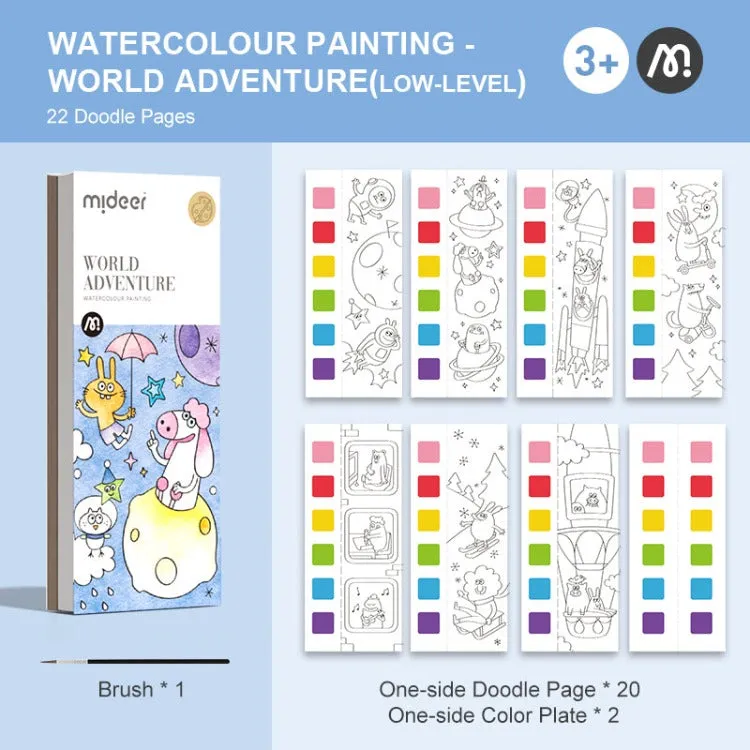 Paint With Water Booklet | World Adventure