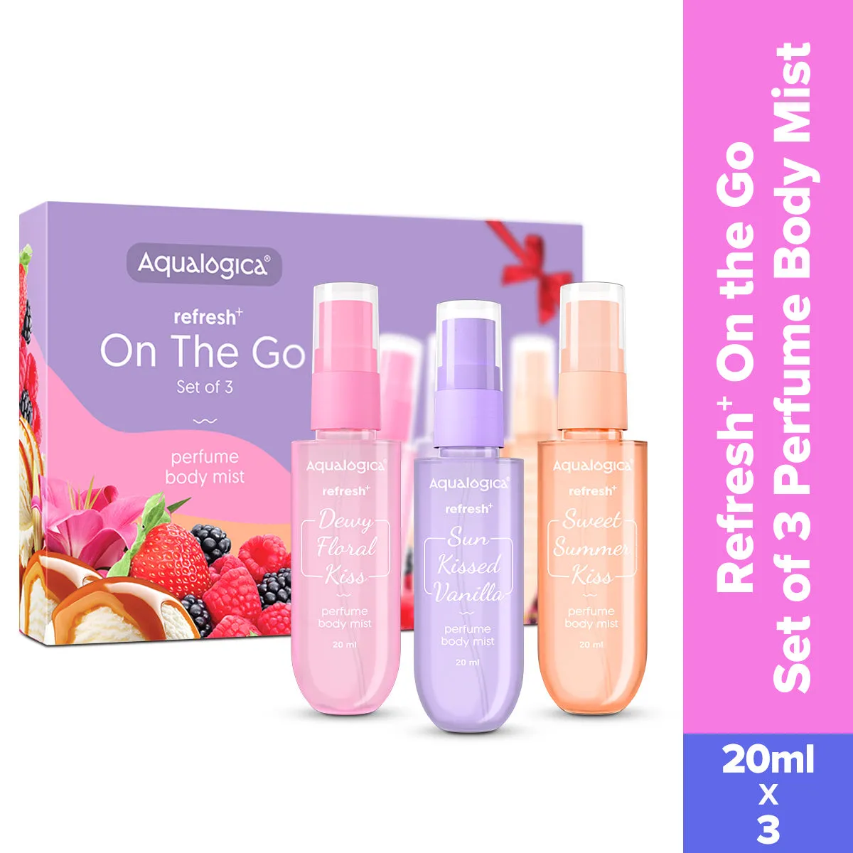 Refresh  On The Go - Set of 3 Perfume Body Mist