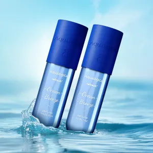 Refresh  Perfume Body Mist - Ocean Breeze with Zemea & Hyaluronic Acid- 150 ml (Pack of 2)