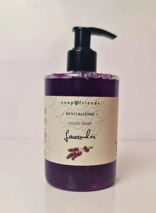 Soap&Friends Lavender Liquid Soap Tranquil Floral Cleanliness, 300 ml