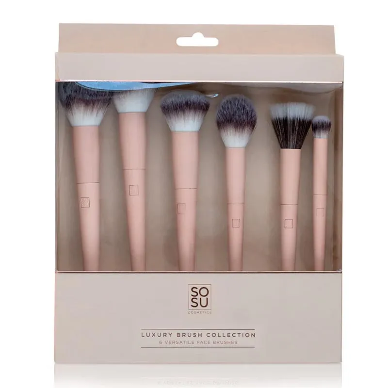 SOSU Cosmetics Luxury Brush Collection 6 Versatile Face Brushes