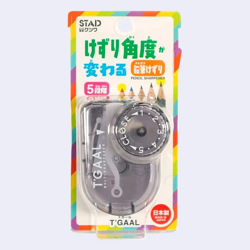 Stad: T'Gaal Adjustable Pencil Sharpener (Clear Black)