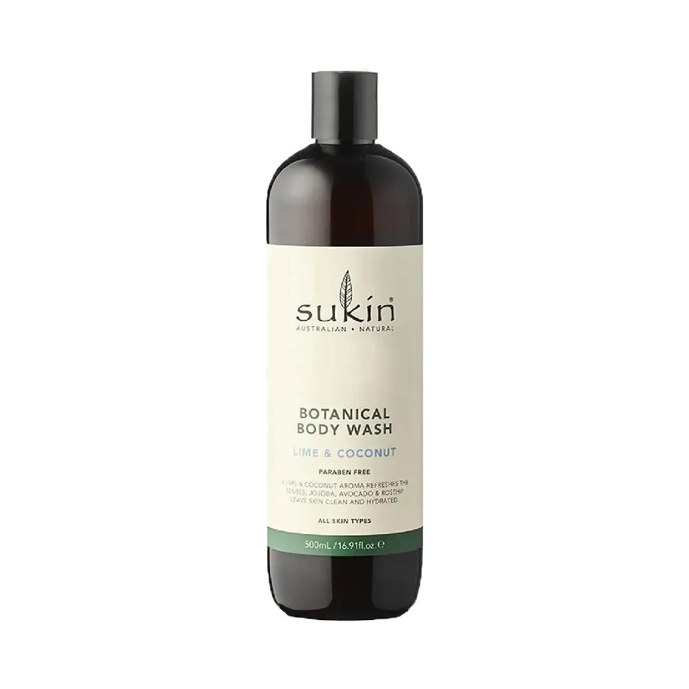 Sukin Botanical Lime & Coconut Body Wash