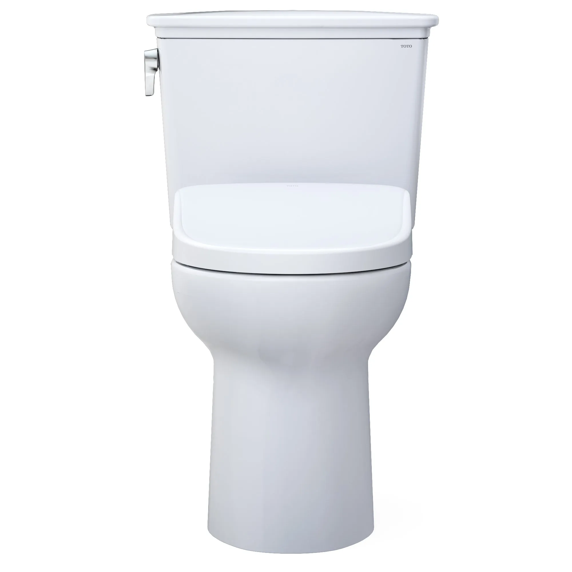 TOTO MW7864726CEFG#01 Drake Transitional Two-Piece Elongated Universal Height Toilet with S7 Bidet Seat