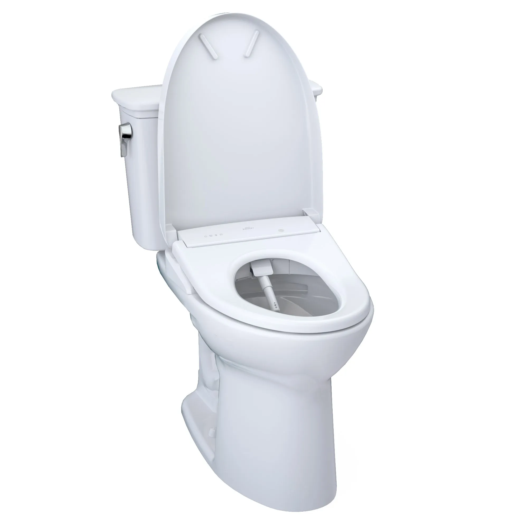 TOTO MW7864726CEGA#01 Drake Transitional WASHLET  Two-Piece Elongated Toilet and S7 Bidet Seat