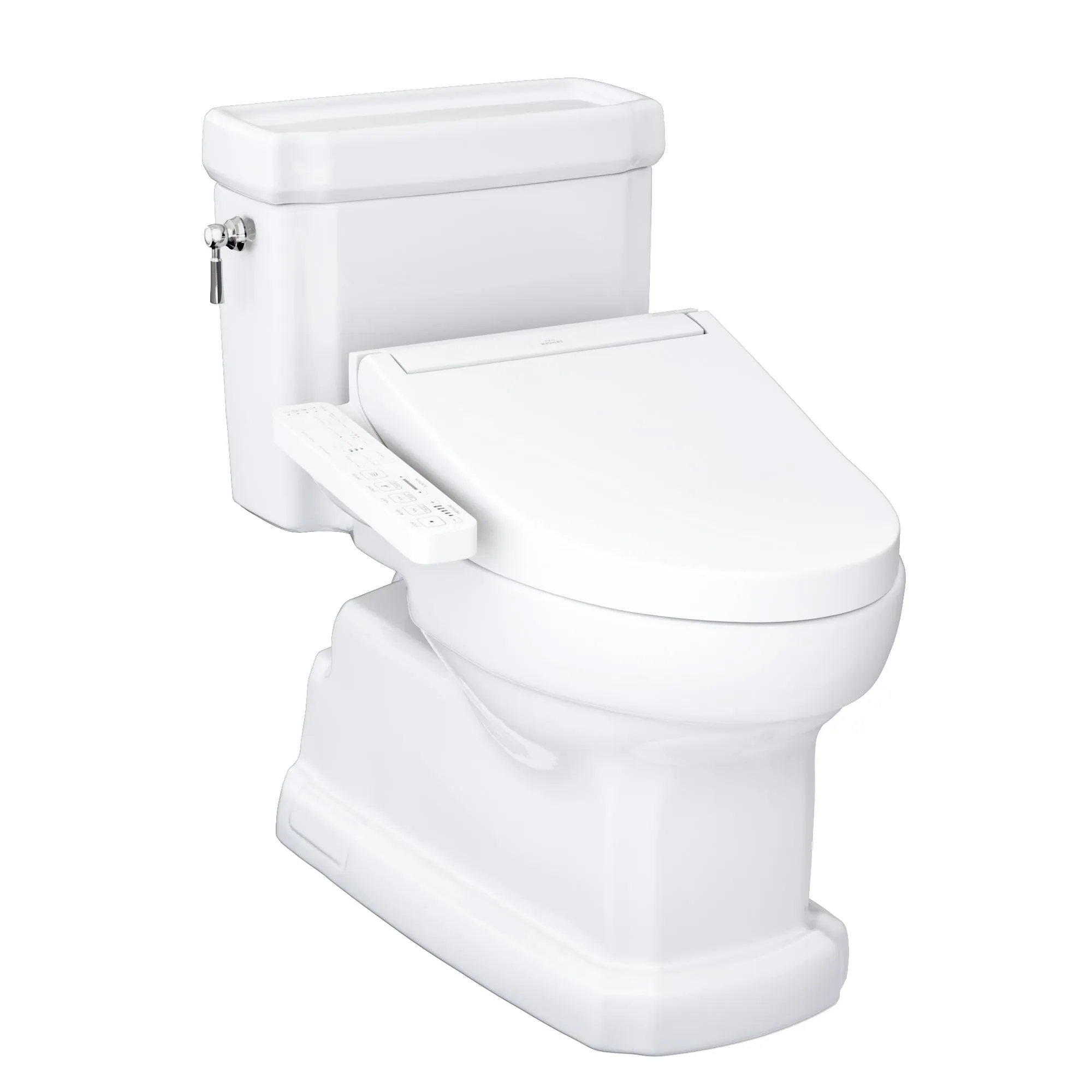 TOTO MW9743074CEFG#01 WASHLET  Eco Guinevere 1.28 GPF Toilet with C2 Bidet Seat, Cotton White