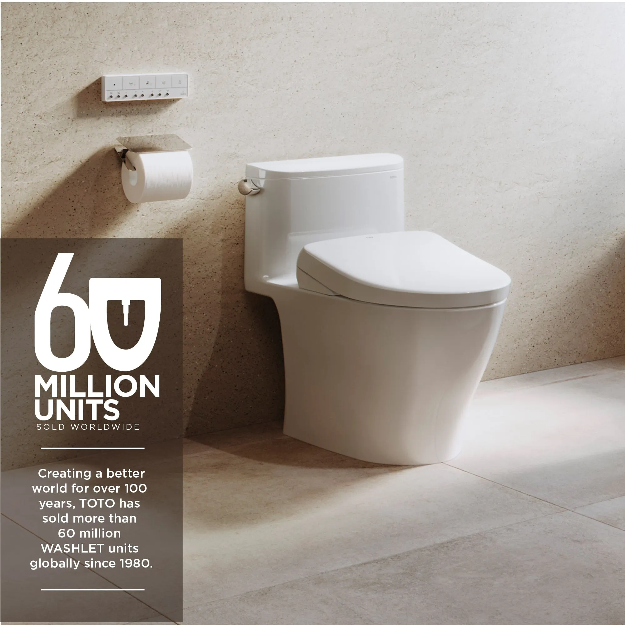 TOTO SW4734#12 WASHLET S7A Electronic Bidet Toilet Seat with eWater  Bowl and Wand Cleaning, Elongated, Sedona Beige